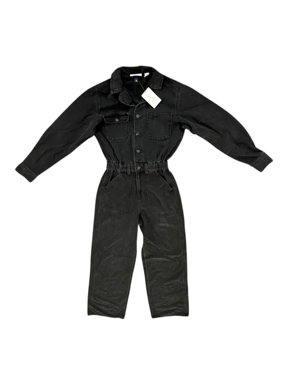 Universal Thread Women's 00 Long Sleeve Utility Baggy Denim Jumpsuit - NEW Tags - Picture 6 of 7
